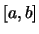 $[a,b]$