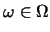 $\omega\in \Omega$
