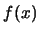$f(x)$