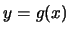 $y=g(x)$