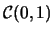 $\mathcal{C}(0,1)$
