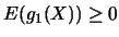 $E(g_1(X))\geq 0$