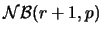 $\mathcal{NB}(r+1,p)$