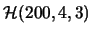 ${\cal H}(200,4,3)$