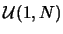 $\mathcal{U}(1,N)$