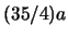 $(35/4)a$