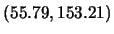 $(55.79,
153.21)$