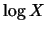 $\log X$