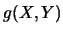 $g(X,
Y)$
