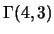 $\Gamma(4,\linebreak 3)$