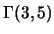 $\Gamma(3,5)$