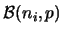 ${\cal B}(n_i,p)$