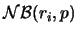 ${\cal NB}(r_i,p)$