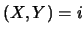 $(X,Y)=i$
