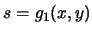 $s=g_1(x,y)$
