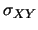 $\sigma_{XY}$