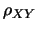 $\rho_{XY}$