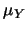 $\mu_Y$
