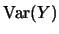$\mbox{Var}(Y)$
