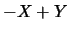 $-X+Y$