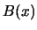 $B(x)$