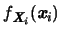 $f_{\mbox{\footnotesize\it\textbf{X}}_i}(\mbox{\it\textbf{x}}_i)$