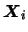 $\mbox{\mathversion{bold}{$X$}}_i$