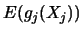 $E(g_j(X_j))$