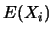 $E(X_i)$