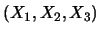 $(X_1,X_2,X_3)$