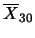 $\overline{X}_{30}$