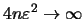 $4n\varepsilon^2\rightarrow \infty$