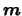 $\mbox{\mathversion{bold}{$m$}}$