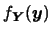 $\displaystyle f_{\mbox{\scriptsize\boldmath {$Y$}}}(\mbox{\boldmath {$y$}})$