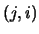 $(j,i)$