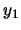 $\displaystyle y_1$