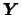 $\mbox{\mathversion{bold}{$Y$}}$
