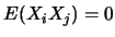 $E(X_i X_j)=0$