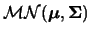 ${\cal MN}(\mbox{\boldmath {$\mu$}},\mbox{\mathversion{bold}{$\Sigma$}})$