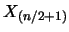 $X_{(n/2+1)}$