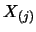 $X_{(j)}$