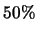 $50\%$