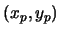 $(x_p, y_p)$