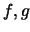$f,g$