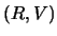 $(R,\linebreak V)$