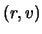 $(r,v)$