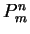 $P^n_m$