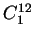 $C^{12}_1$