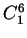 $C^6_1$